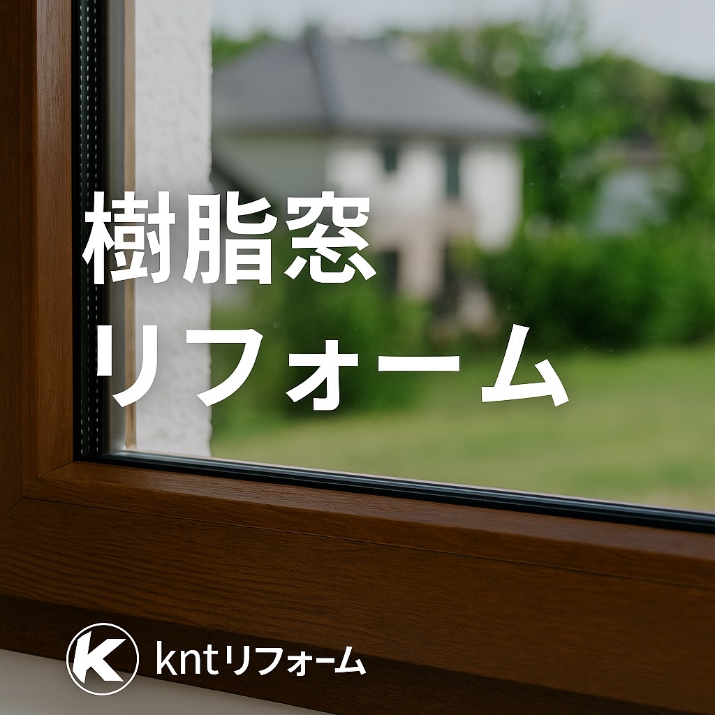 断熱性能を高める樹脂窓リフォームのイメージ