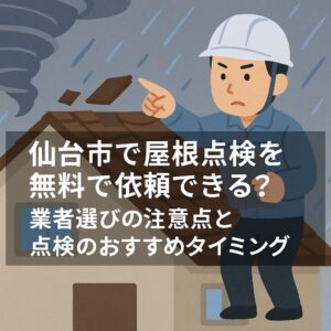 仙台市で屋根点検を無料で依頼できる？費用相場・火災保険活用・業者選び完全ガイドのアイキャッチ画像