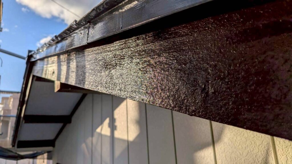 破風板塗装 完了｜仙台市青葉区の施工事例