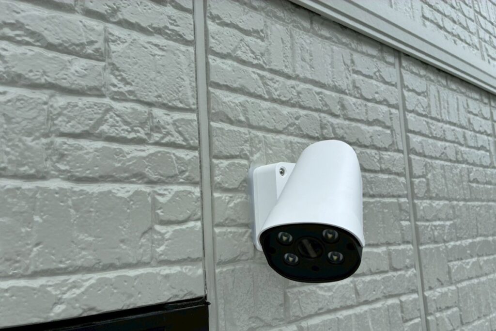仙台市太白区で設置したPanasonic防犯カメラ（施工後）