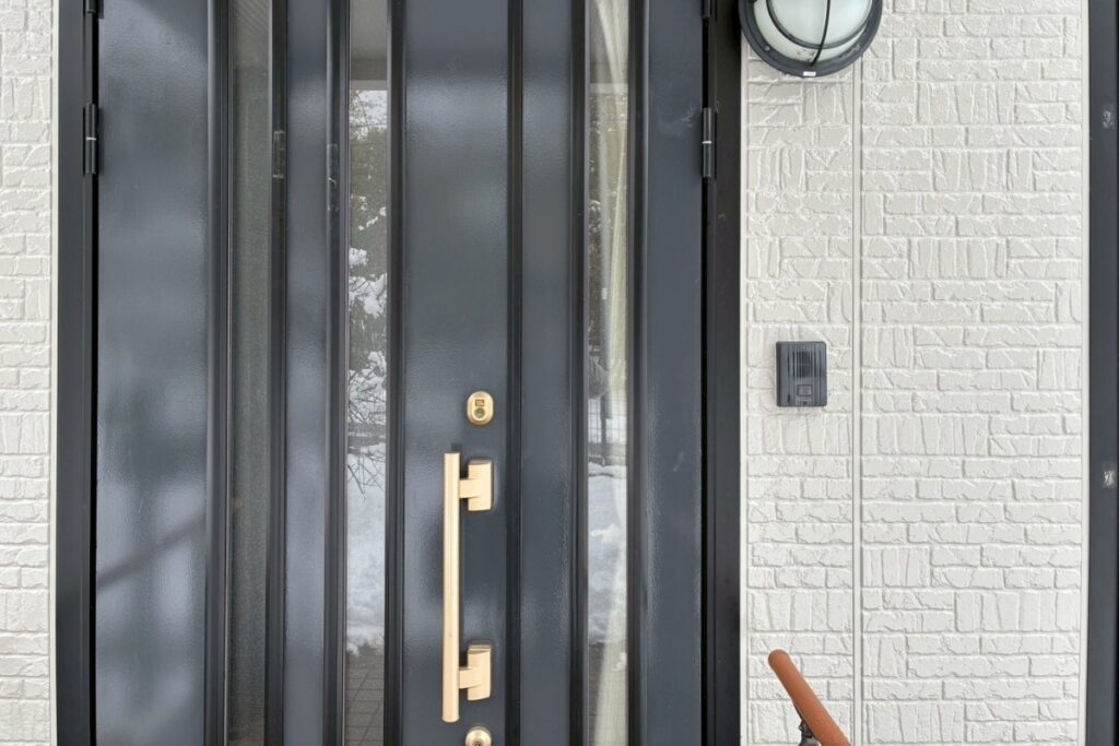 仙台市太白区でインターホン交換工事｜施工前の玄関インターホン