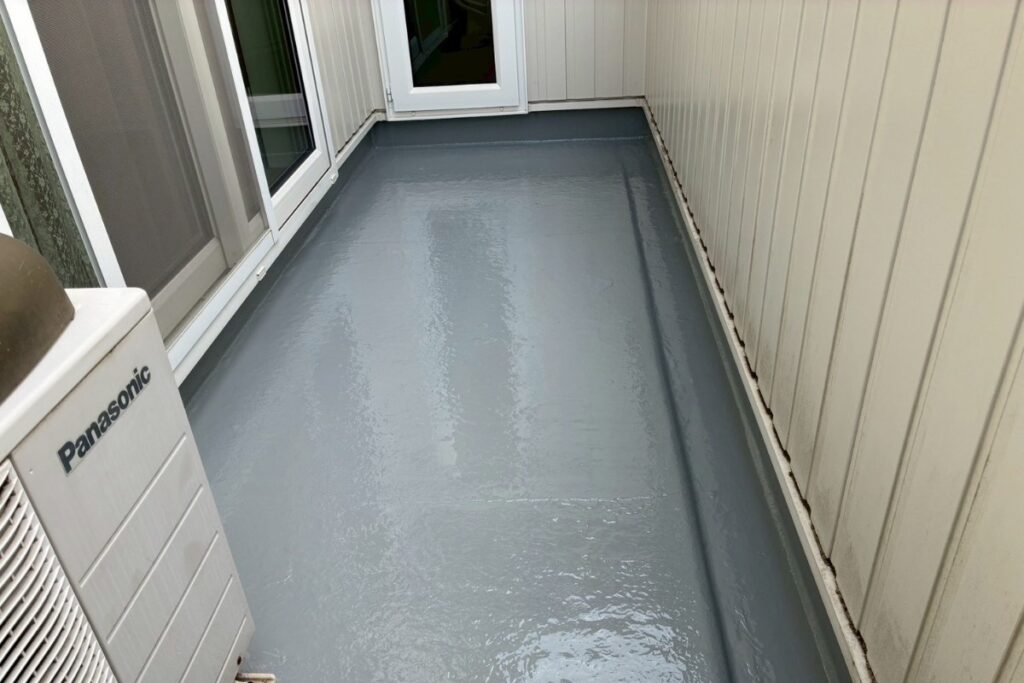 塩釜市戸建てバルコニーFRP防水工事 完成